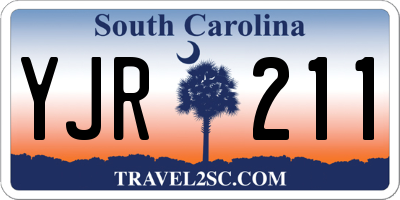 SC license plate YJR211