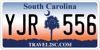 SC license plate YJR556