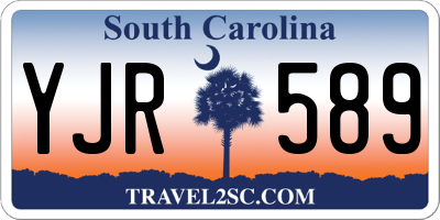 SC license plate YJR589