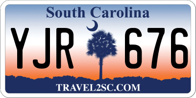 SC license plate YJR676