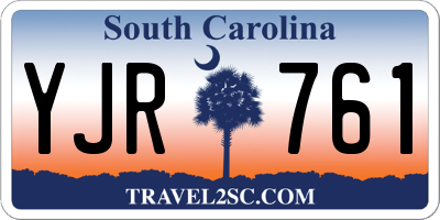 SC license plate YJR761