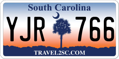 SC license plate YJR766