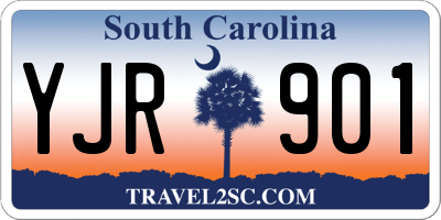 SC license plate YJR901