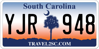 SC license plate YJR948