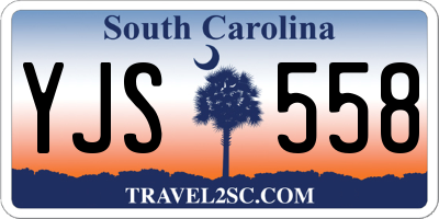 SC license plate YJS558