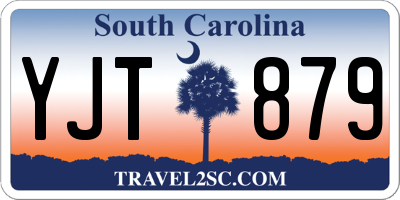 SC license plate YJT879