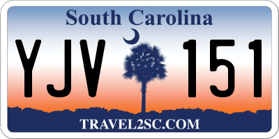 SC license plate YJV151