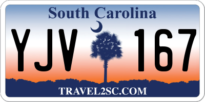 SC license plate YJV167
