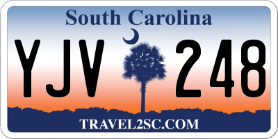 SC license plate YJV248