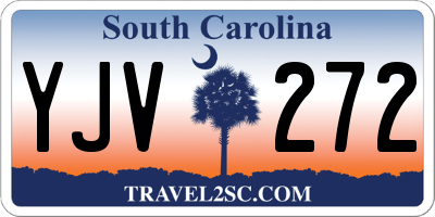 SC license plate YJV272