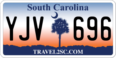 SC license plate YJV696