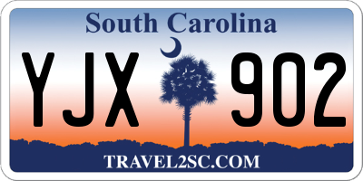 SC license plate YJX902