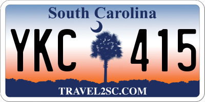 SC license plate YKC415