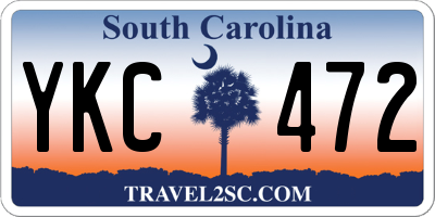 SC license plate YKC472