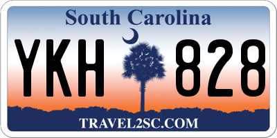SC license plate YKH828