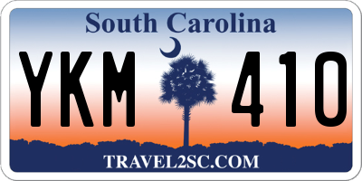 SC license plate YKM410