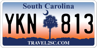 SC license plate YKN813