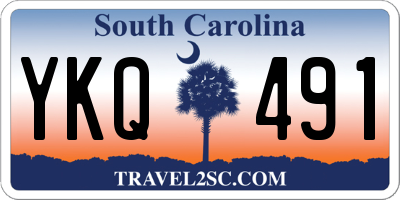 SC license plate YKQ491