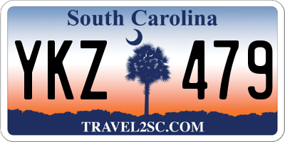 SC license plate YKZ479