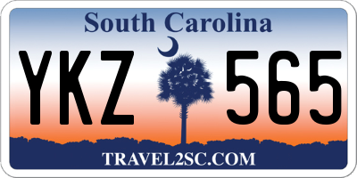 SC license plate YKZ565