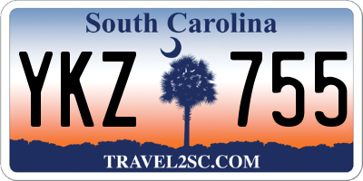 SC license plate YKZ755