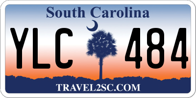 SC license plate YLC484