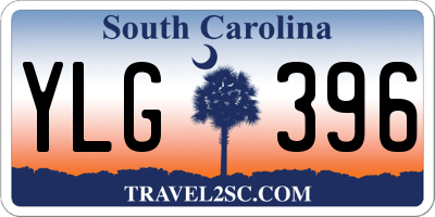 SC license plate YLG396