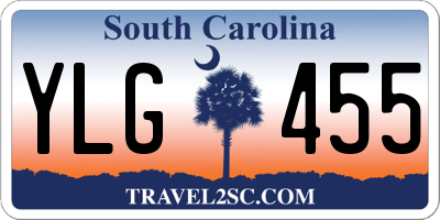 SC license plate YLG455