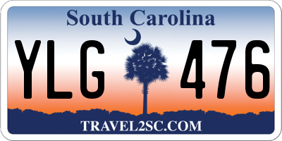SC license plate YLG476