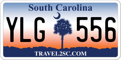 SC license plate YLG556
