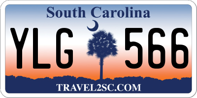SC license plate YLG566