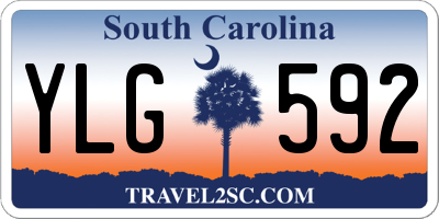 SC license plate YLG592