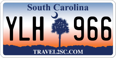 SC license plate YLH966