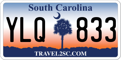 SC license plate YLQ833