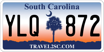SC license plate YLQ872