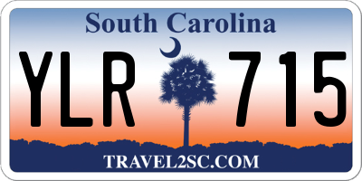SC license plate YLR715