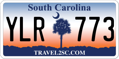 SC license plate YLR773