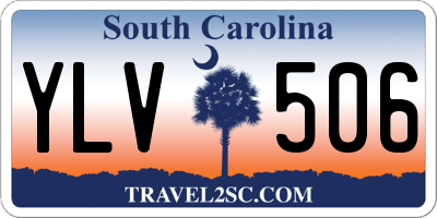 SC license plate YLV506