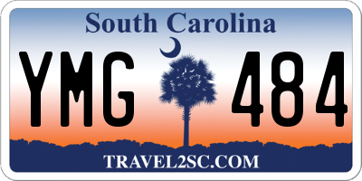 SC license plate YMG484