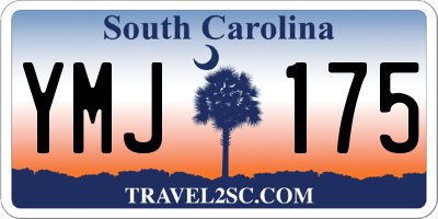 SC license plate YMJ175