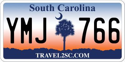 SC license plate YMJ766