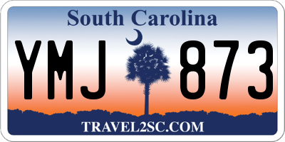 SC license plate YMJ873