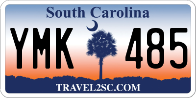 SC license plate YMK485