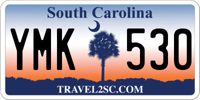 SC license plate YMK530