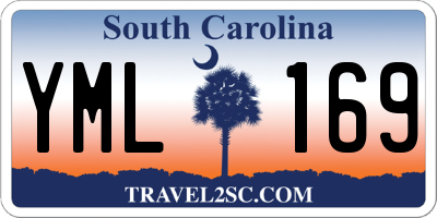 SC license plate YML169