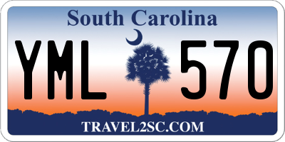 SC license plate YML570