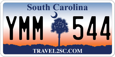 SC license plate YMM544