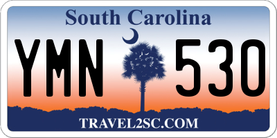 SC license plate YMN530