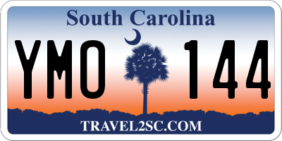 SC license plate YMO144