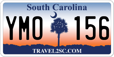 SC license plate YMO156